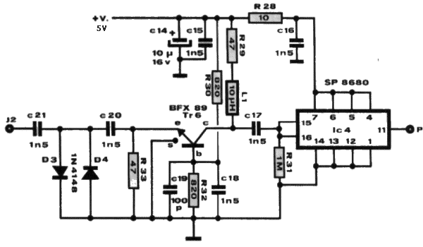 Electronic Paradise - Schemi: Frequenzimetro digitale da 600Mhz